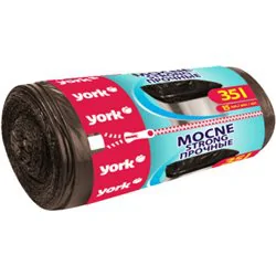 York Worki na śmieci MOCNE 35 l 15 szt