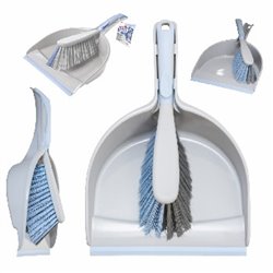 York zmiotka + szufelka z gumą Bacteria Stop 