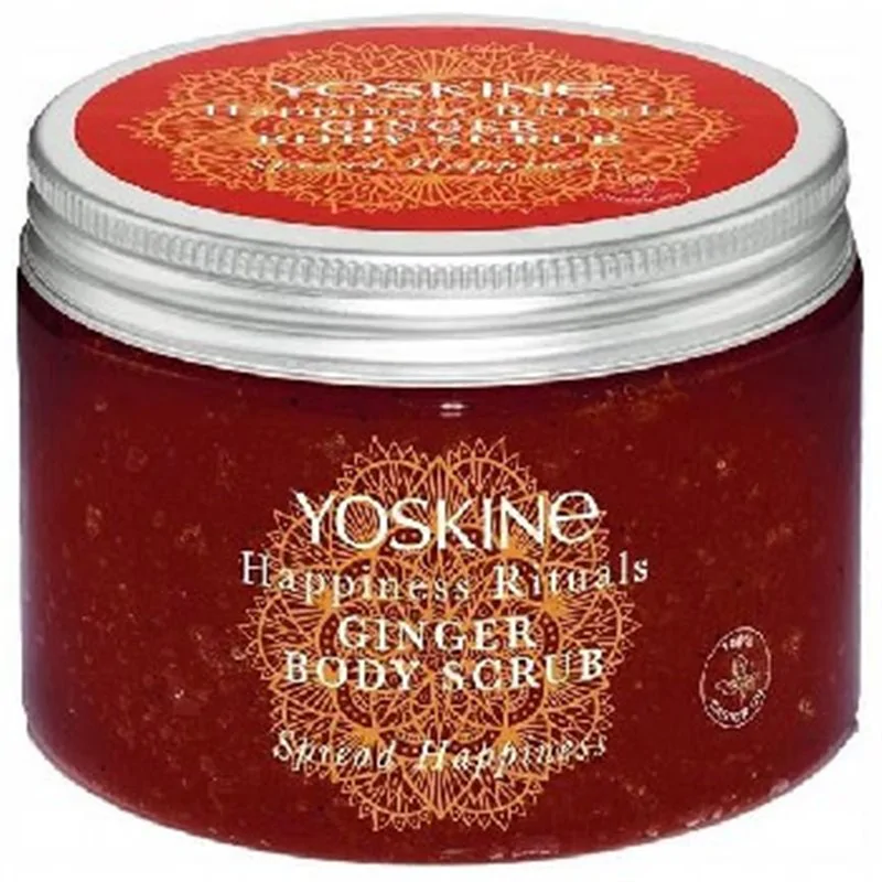 Yoskine Happiness Rituals peeling cukrowy do ciała Imbir 300g