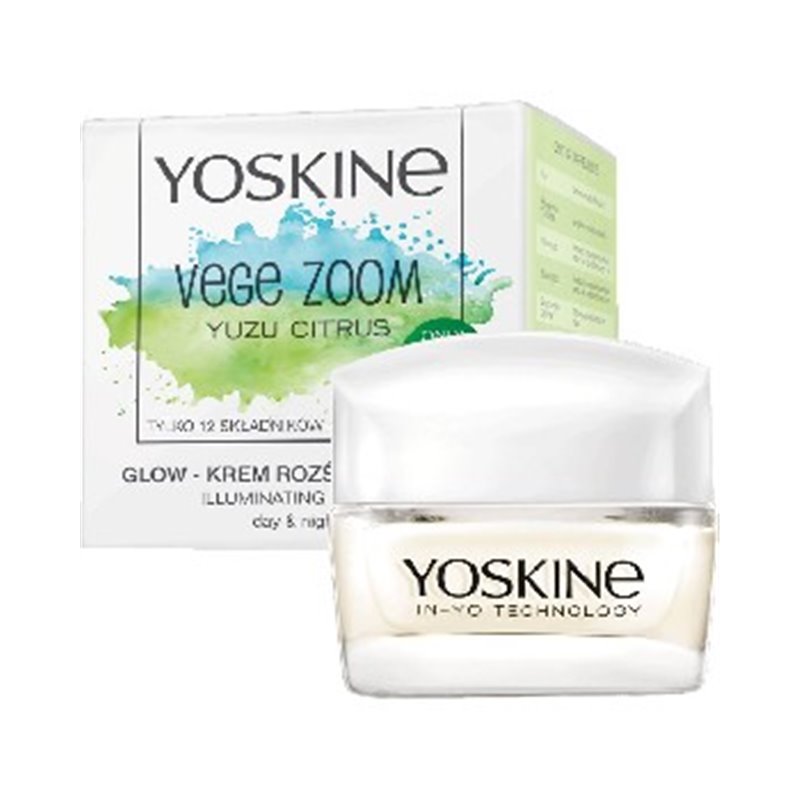 Yoskine Vege Zoom Krem rozświetlający Yuzu Citrus