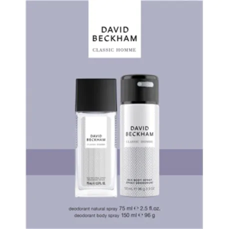 Zestaw kosmetyków David Beckham Classic Home deo perfum., deo 150ml