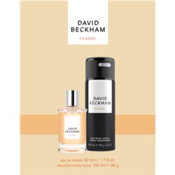 Zestaw kosmetyków David Beckham Classic woda toaletowa 50ml, deo 150ml