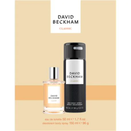 Zestaw kosmetyków David Beckham Classic woda toaletowa 50ml, deo 150ml