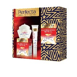 Zestaw PERFECTA MULTIKOLAGEN RETINOL Krem na dzień i na noc 50+ plus krem pod oczy