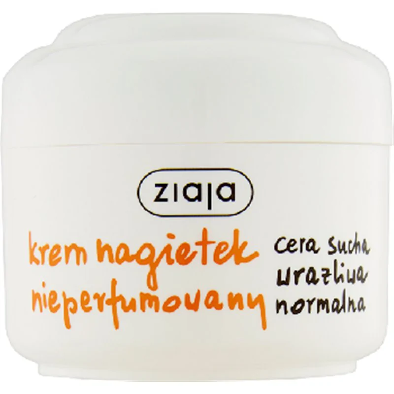 Ziaja Krem Nagietek nieperfumowany cera sucha wrażliwa normalna 50 ml