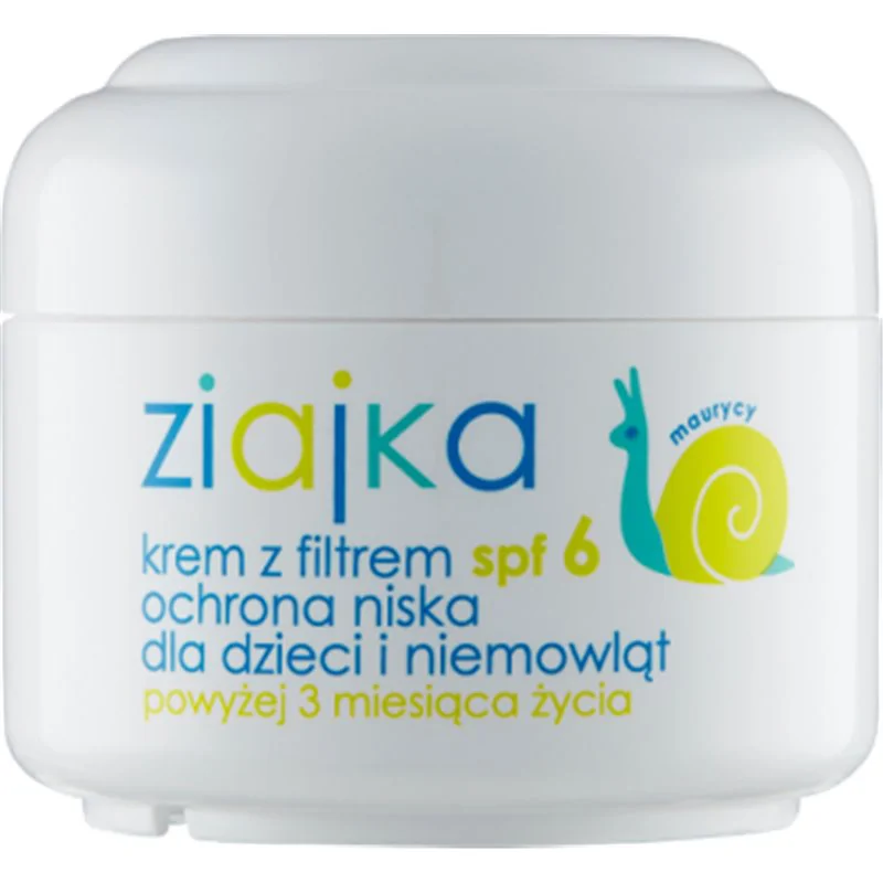 Ziaja Ziajka Krem z filtrem dla dzieci i niemowląt od 3 miesiąca życia SPF 6 50 ml