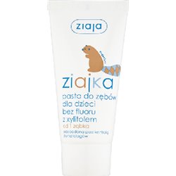 Ziaja Ziajka pasta do zębów dla dzieci bez fluoru z xylitolem od 1 ząbka 50 ml