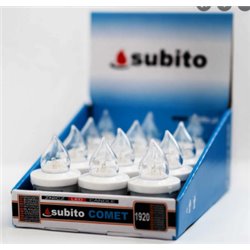 Znicz diodowy LED  Subito Comet 80 dni R14 biały zgrzewka 12szt