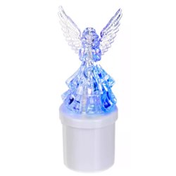 Znicz LED  Comet 2R14 Anioł niebieski/tansparentny 12szt