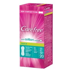 Carefree wkładki higeniczne Cotton Fresh 20 (3+1 gratis) 
