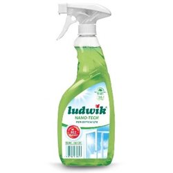 Ludwik Specjalista płyn do mycia szyb i glazury Nano-tech Green Apple 600ml