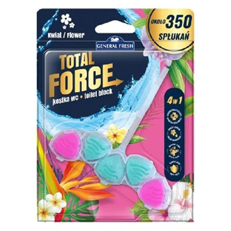 General Fresh WC kostka General Total Force Dynamic Kwiatowy 40g