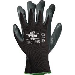 Rękawice Robocze powlekane Nitrylem Rteni PP011 10/XL