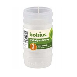 Wkład parafinowy Bolsius biały RP3 4+1gratis