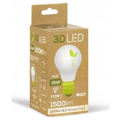 Żarówka 3D Led Eco E27 11W tradycyjna neutralna 1050lm