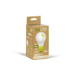 Żarówka 3D Led Eco E27 15W tradycyjna neutralna 