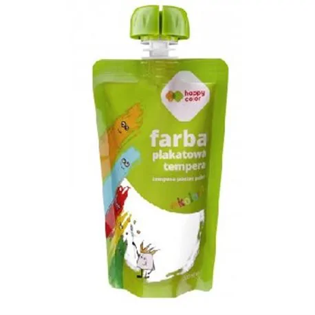 Happy Color farba plakatowa Tempera biały 100ml