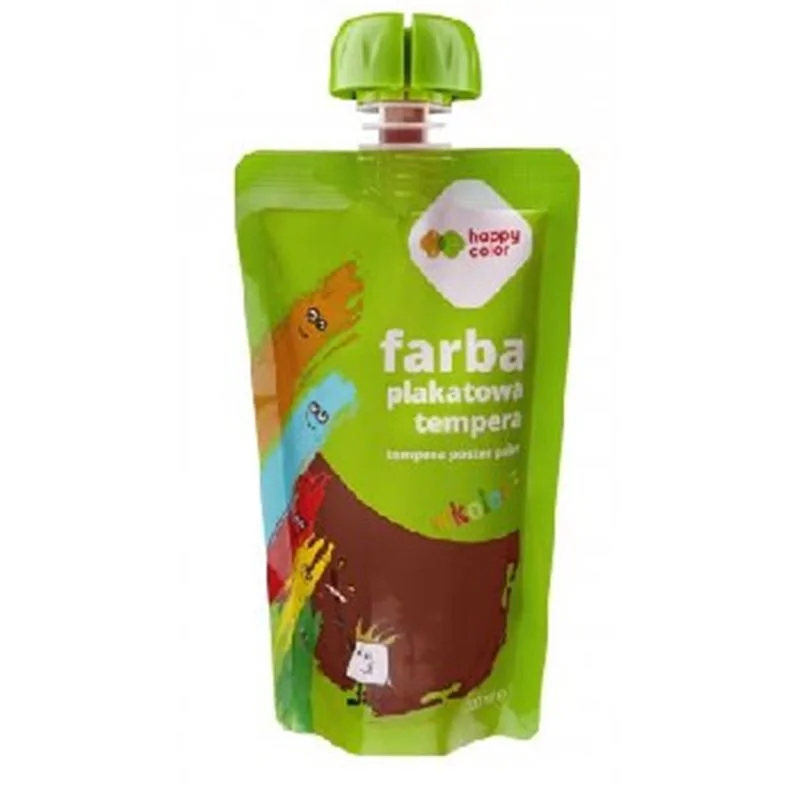 Happy Color farba plakatowa Tempera brązowa 100ml