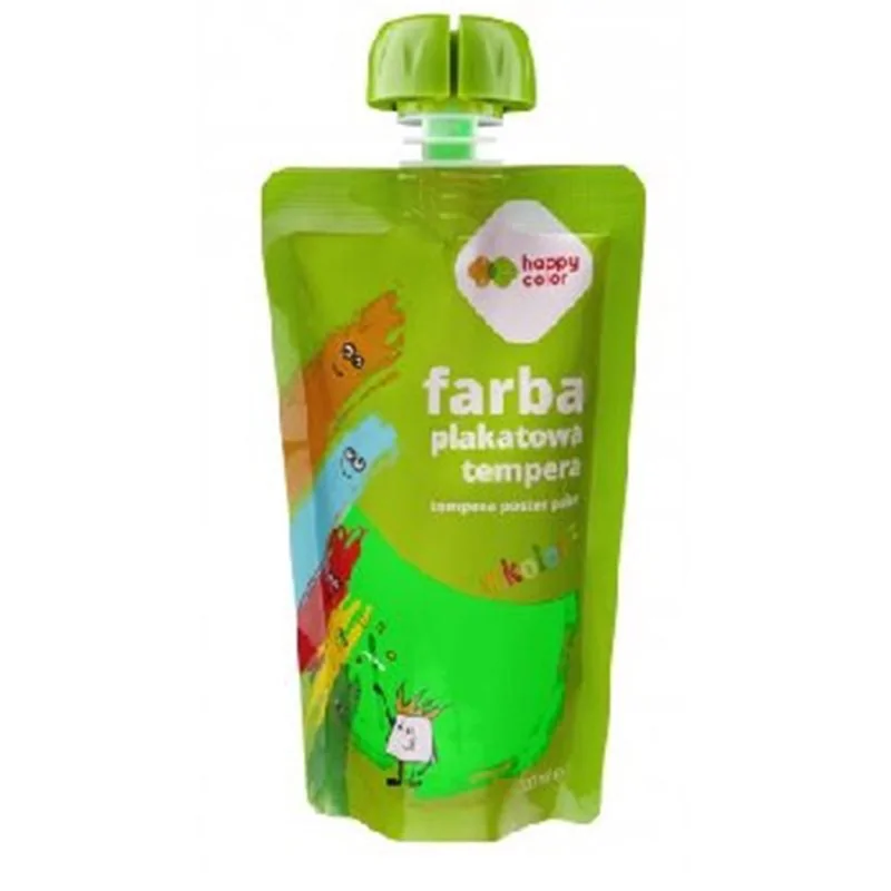 Happy Color farba plakatowa Tempera neon zielony 100ml