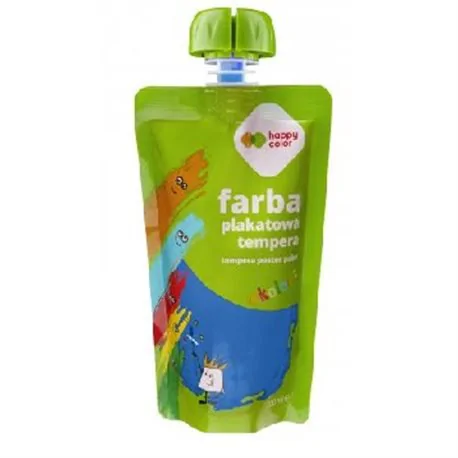 Happy Color farba plakatowa Tempera niebieska 100ml