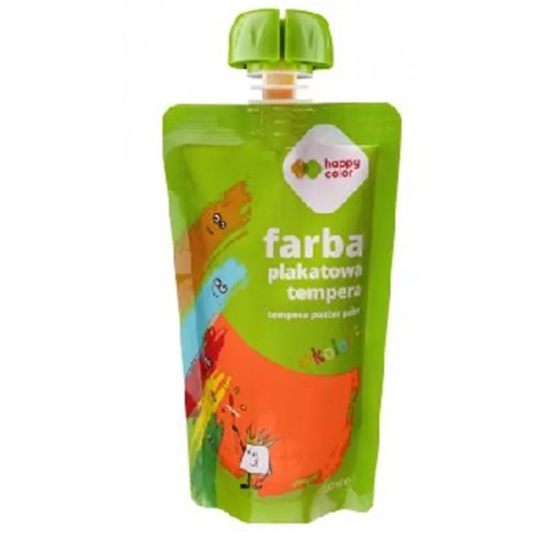 Happy Color farba plakatowa Tempera pomarańczowy 100ml