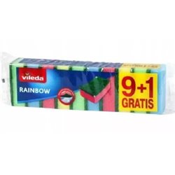 Vileda zmywak Rainbow 9+1gratis