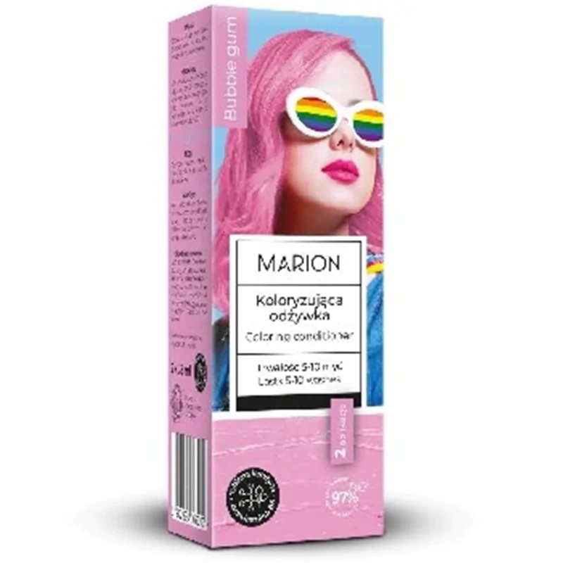 Marion odżywka koloryzująca pink 5-10 myć 2x35ml