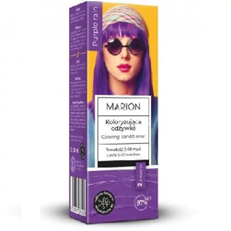 Marion odżywka koloryzująca purple rain 5-10 myć 2x35ml