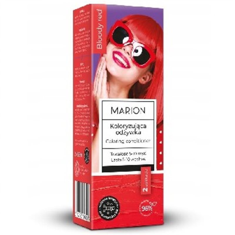 Marion odżywka koloryzująca red 5-10 myć 2x35ml