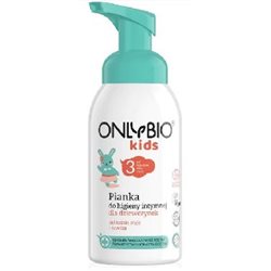 OnlyBio Kids pianka do higieny intymnej dla dziewczynek +3lata 300ml