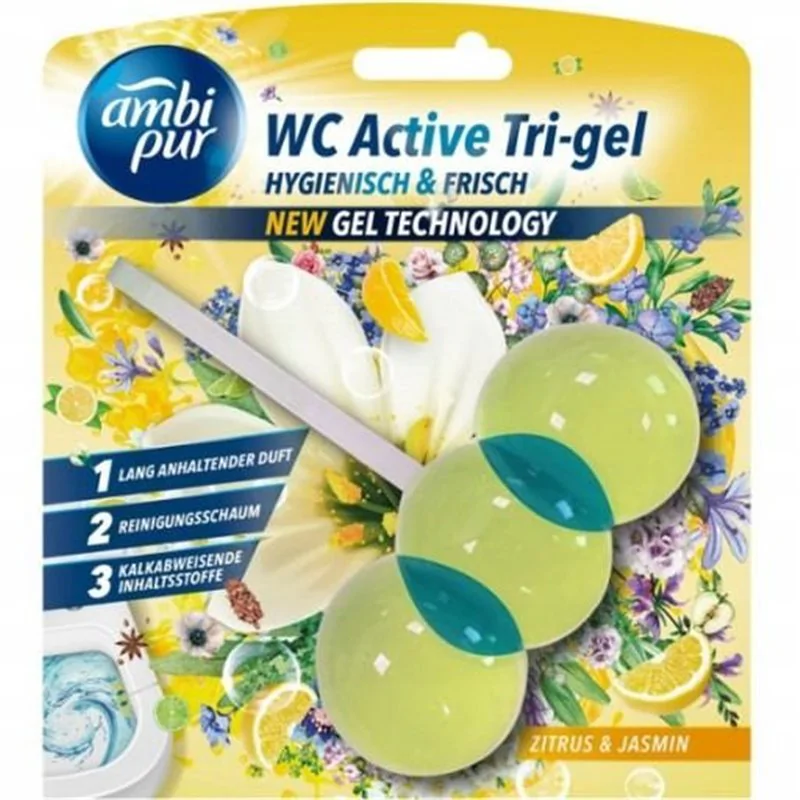 Ambi pur Active Tri Gel kulki do WC Citrus & Jasmin 45g