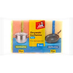 Jan Niezbędny Zmywaki kuchenne DUO 5szt