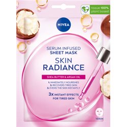 Nivea Skin Radiance maska w płacie nasączona serum rozświetlającym 
