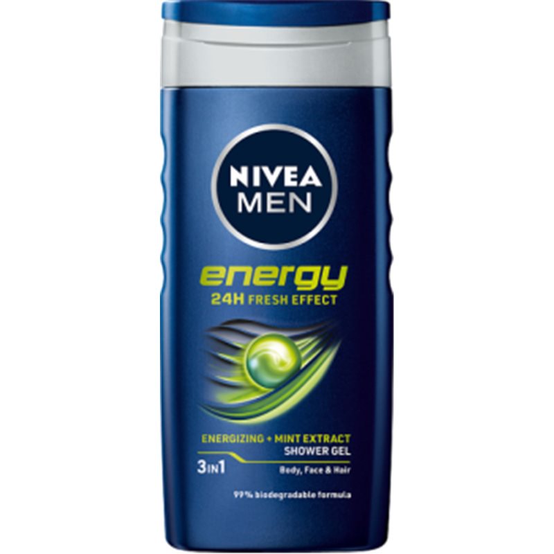 NIVEA MEN Energy Żel po prysznic 250 ml