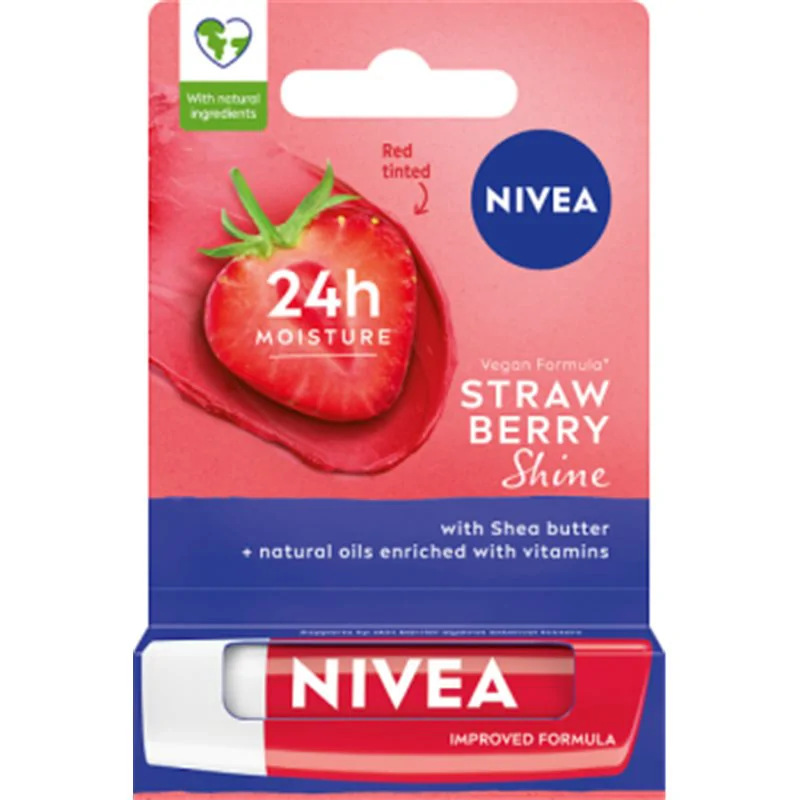 Nivea pomadka Strawberry Shine 4,8G