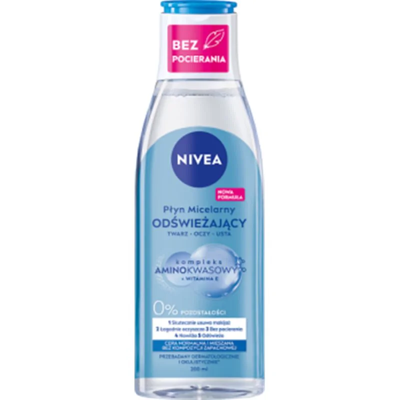 Nivea MicellAir Skin Breathe Pielęgnujący płyn micelarny do cery normalnej i mieszanej 200 ml