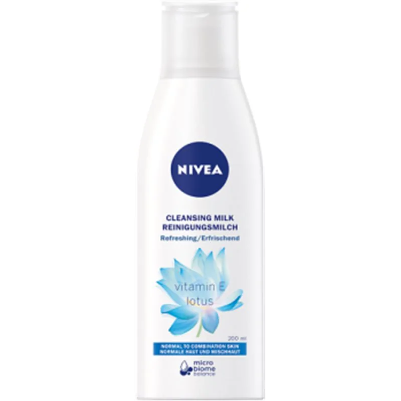 NIVEA Odświeżające mleczko oczyszczające cera normalna i mieszana 200 ml