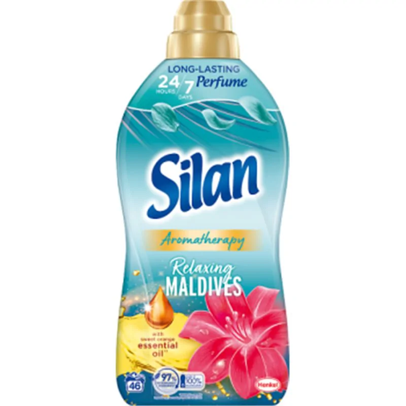 Silan Aromatherapy Relaxing Maldives Płyn do płukania tkanin 1012 ml (46 prań)