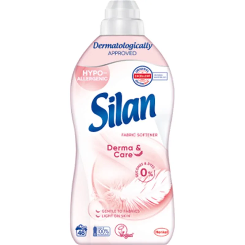 Silan Derma & Care Płyn do płukania tkanin 1012 ml (46 prań)