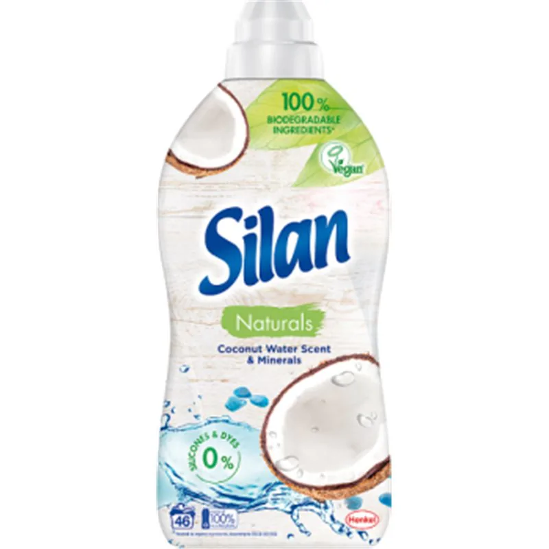 Silan Naturals Coconut Water Scent & Minerals Płyn do płukania tkanin 1012 ml (46 prań)