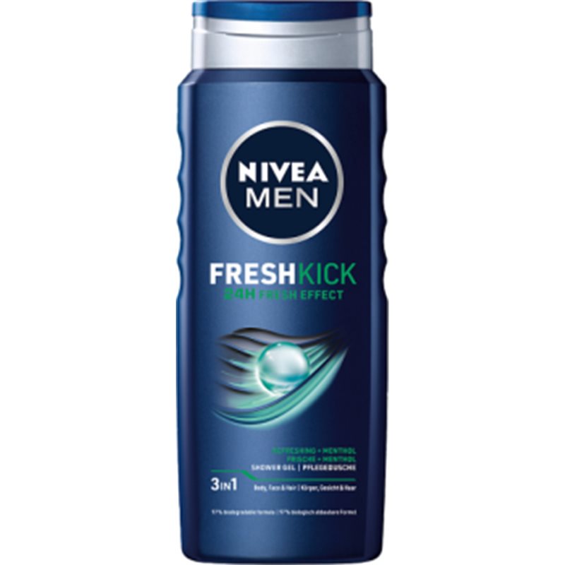 NIVEA FOR MEN Cool Kick Żel pod prysznic 500 ml