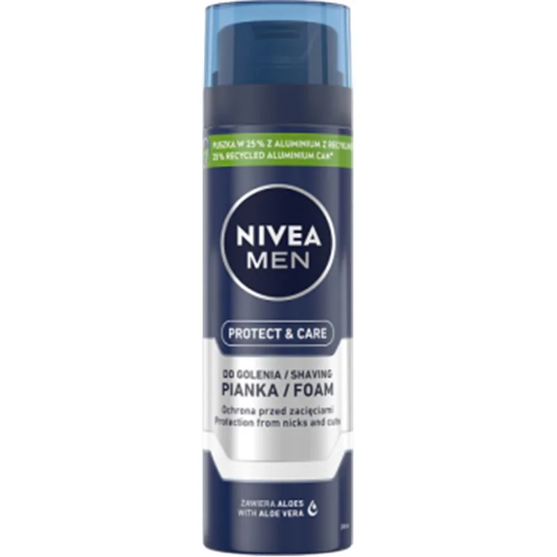 Nivea MEN Pianka do golenia nawilżająca Protect & Care 200 ml