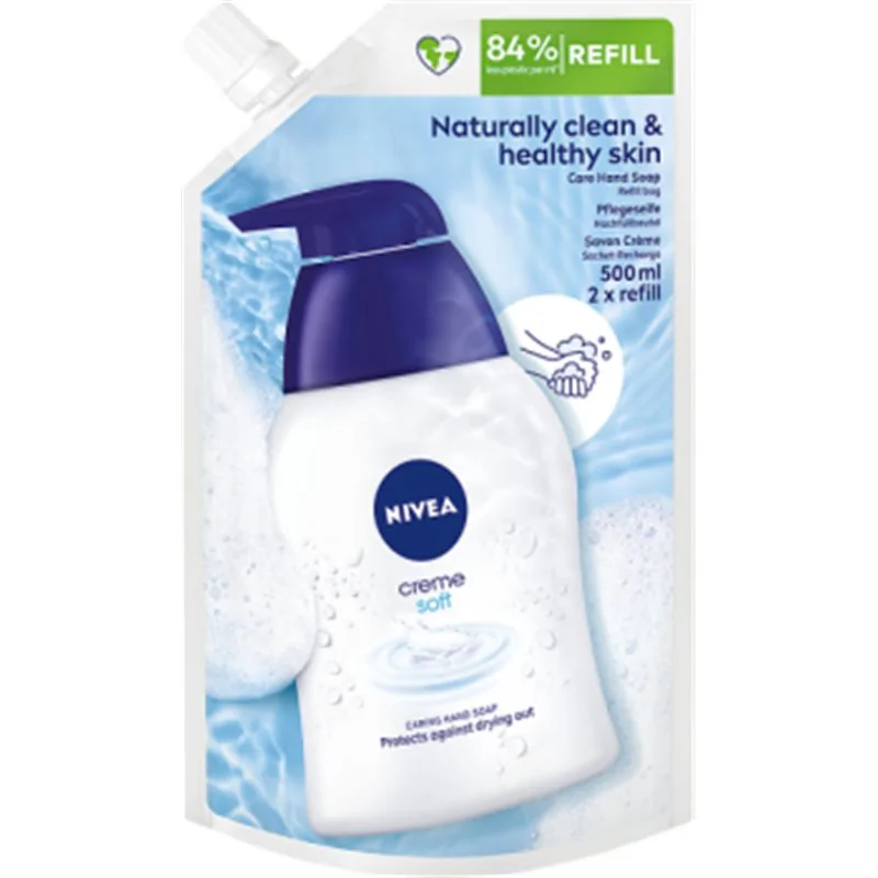 NIVEA Creme Soft Kremowe mydło w płynie zapas 500 ml