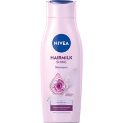 Nivea Hairmilk Natural Shine Pielęgnujący szampon do włosów 400 ml