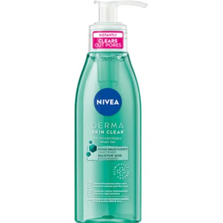 Nivea Derma Skin Clear ŻEL Oczyszczający 150 ml