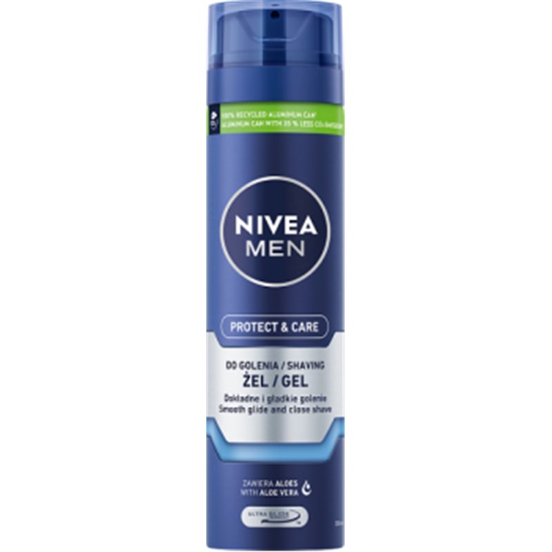 NIVEA MEN Protect & Care Żel do golenia nawilżający 200 ml