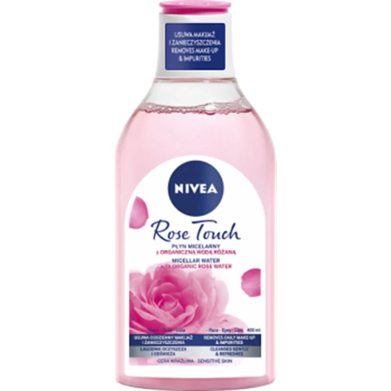 Nivea Rose Touch Płyn micelarny z organiczną wodą różaną 400 ml