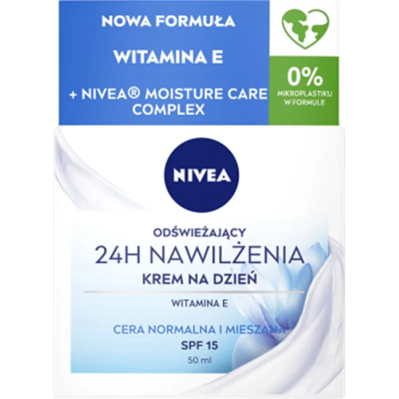 Nivea Odświeżający krem na dzień 24h Nawilżenia 50 ml