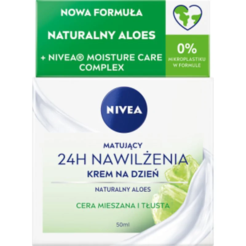 Nivea 24H Nawilżenia Matujący krem na dzień dla cery tłustej i mieszanej 50 ml