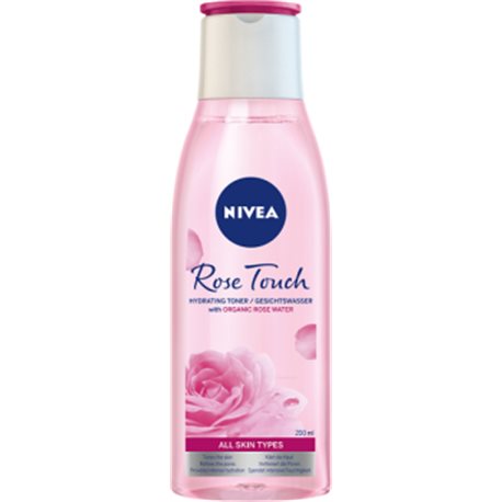 Nivea Rose Touch tonik nawilżający z organiczną wodą różaną 200 ml